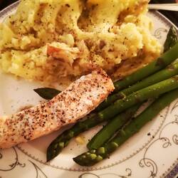 At last asparagus (they're sold on the streets here!)