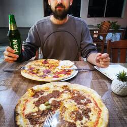 2cm bigger than the other pizzas in town apparently 😂