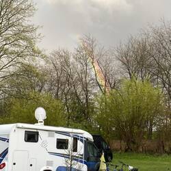 Regenbogen nach den Regegguss
