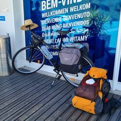 A pretty cool bike with bags for under 200 euros.