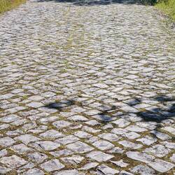 Cobblestone paths
