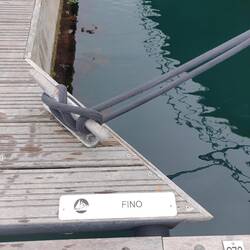 Finos first name tag - thanks MDL Brixham.