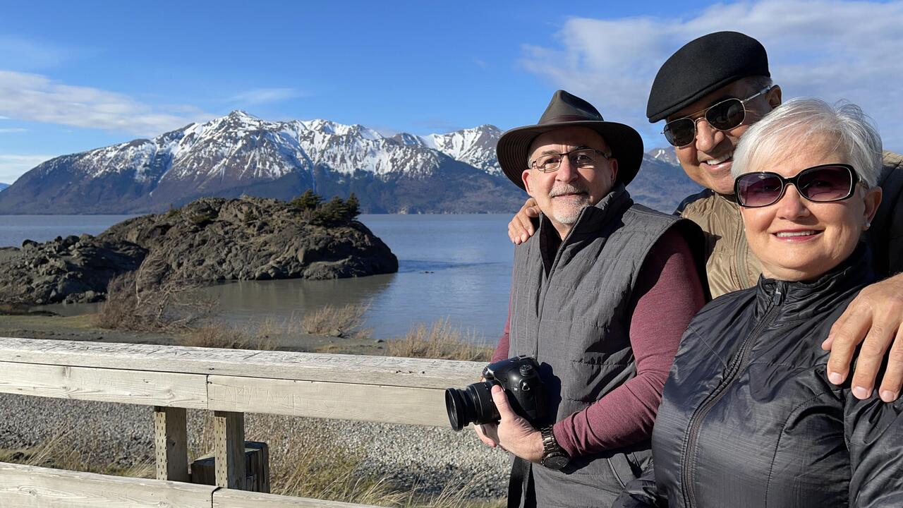 Along Turnagain Arm — Alaska.