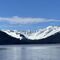 A u-shaped valley carved by a glacier ... along Turnagain Arm — Alaska.