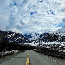 Looking back from the road going up to Independence Mine SHP — Palmer, AK.