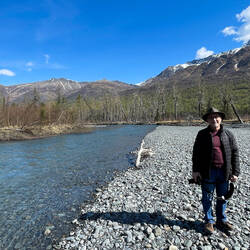 Gravel Bar along Eagle River ... Albert Loop Trail — Eagle River Nature Center, AK.