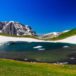 Dragonlake- 1400Hm ond 10km Wanderig- dos in Griecheland kei Bähndli ged, s gliiche wedr retour...