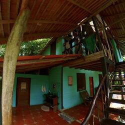 Backhouse (bottom left is the door to my room)