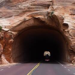 The short tunnel in Zion