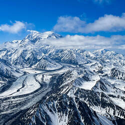 Denali in all its majesty — Peak Experience Flight Seeing, Alaska.