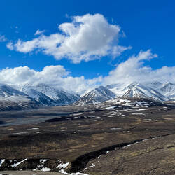 Breathtaking Alaska Range — Denali Tundra Wilderness Tour, AK.