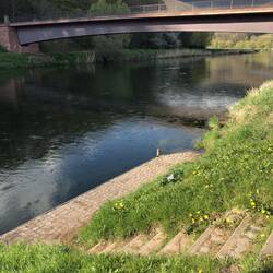 Der Bootsableger Platz am Stellplatz in Lindewerra.