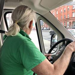 Los geht's zur ersten Übernachtung auf dem Dörnberg.