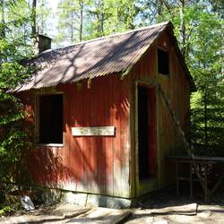 Åkes Hütte: alles zum Leben auf 12 m²