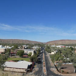 The view from Anzac Hill