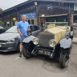 Eric finds his perfect car at HRYC.....not quite yellow enough though!
