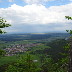 Ausblick von der Ruine Oberhohenberg