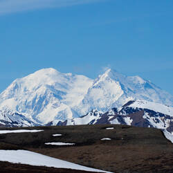 Denali ... the Great One ... 53 miles away — Denali NP, AK.