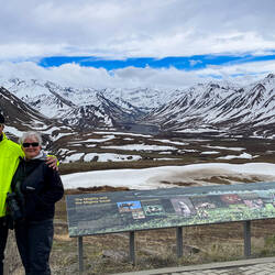 Photo op at the Eielson Visitor Center — Denali NP, AK.