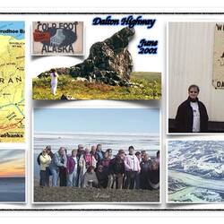 Scenes from our 2001 Dalton bus trip & flight over a Denali glacier — AK.