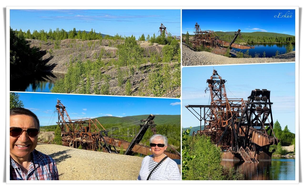 Old gold dredge near Chatanika Lodge — Steese Hwy, AK.