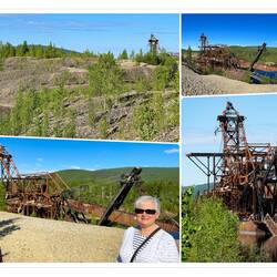 Old gold dredge near Chatanika Lodge — Steese Hwy, AK.