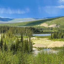 One of several gravel pits on this road — Steese Hwy, AK.