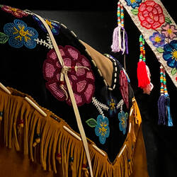 Beautiful beadwork — Morris Thompson Cultural & Visitor Ctr in Fairbanks, AK.
