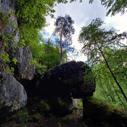 Wanderloch von der anderen Seite