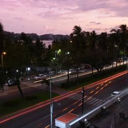 Blick vom Hotelbalkon