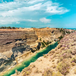 De berüehmti Kanal vo Korinth
