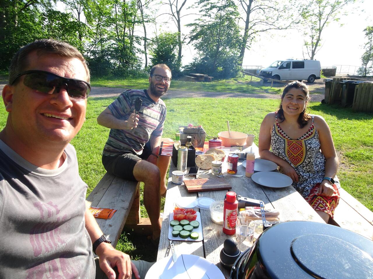 Grillen mit Arne und Isabella