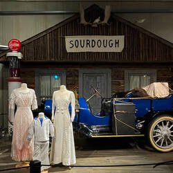 Beautiful clothes accompany beautiful cars — Fountainhead AAM in Fairbanks, AK.