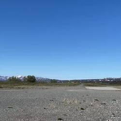 A 180 of our Isabel Pass Boondock (taken the next morning) — Richardson Highway, AK.