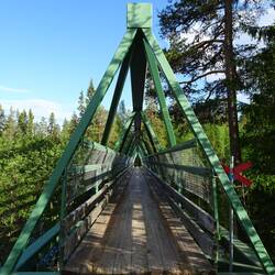 ... mit dreieckigem Profil.