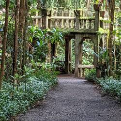 Entrance to the Tunnel of Love (closed) going to Teresa Falls