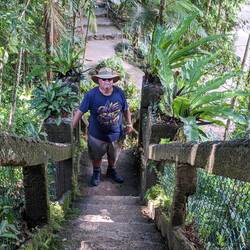 Mark coming up the grand staircase