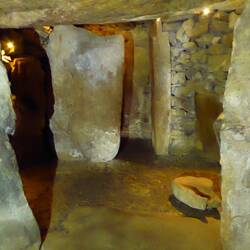 Interior of the tomb