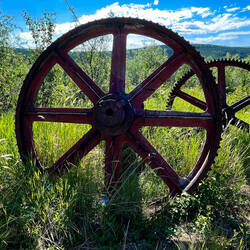 Gears — Jack Wade Dredge Exhibit in Chicken, AK