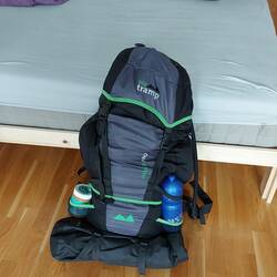 Nun geht es mit dem Rucksack weiter