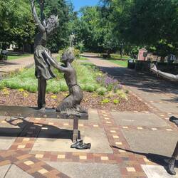 Memorial to girls in church bombing