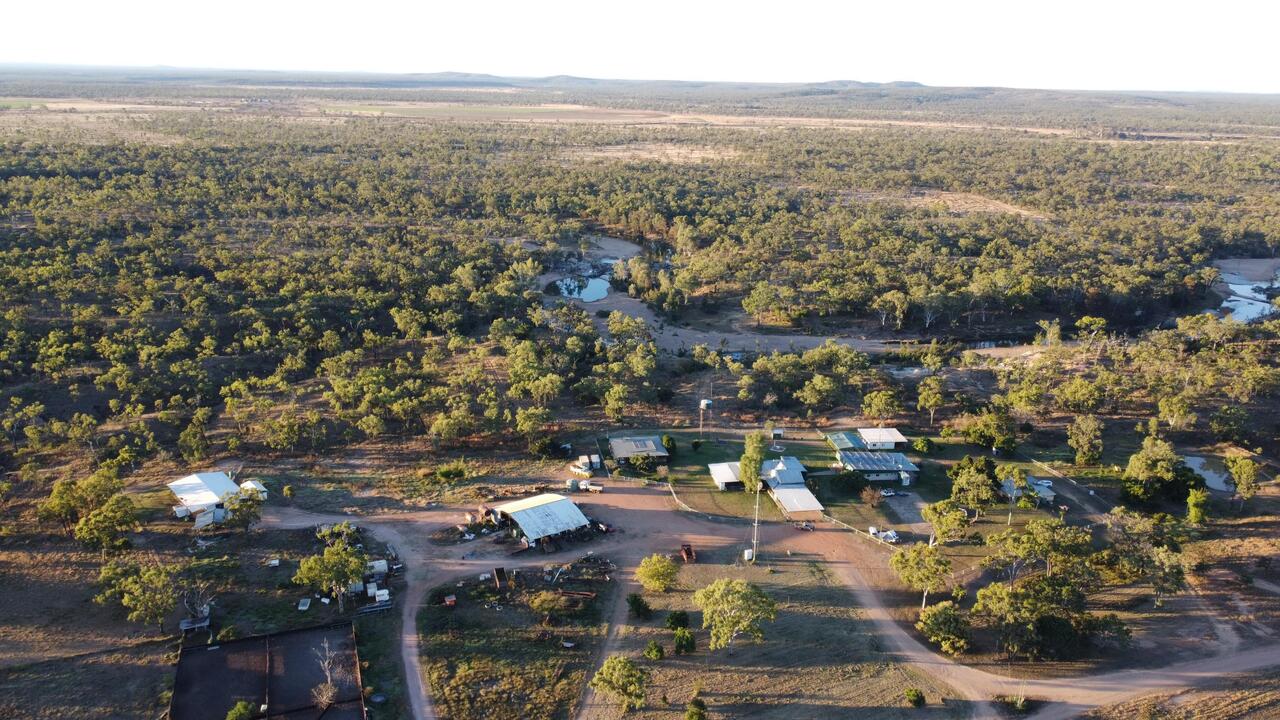 Aerial view of the station.
