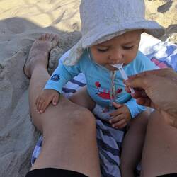 Frühstück am Strand