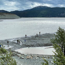 The Mighty Copper River ... popular with dip-netters — Copper River in Chitina, AK.