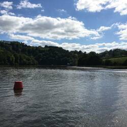 Had to follow the red markers closely to ensure we didn't go aground