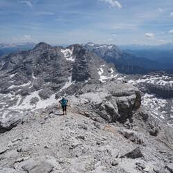Ausstieg vom Klettersteig