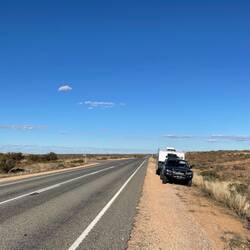 Long desolate road