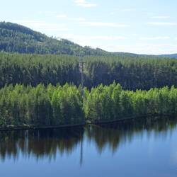 Aus dieser Richtung kam früher die Seilbahn.
