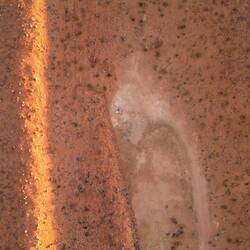 Our camp between two sand dunes.