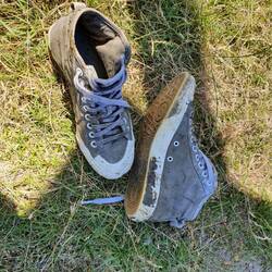 An Meistbietenden abzugeben (Sie waren mal ganz weiß); neue Kollektion "SCHLICK'ERS"